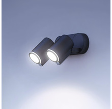 STEINEL LED Buitenspot Duo met sensor antraciet-thumb-1