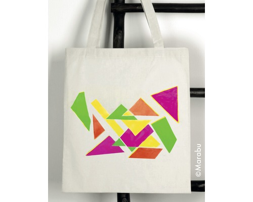 Stoffen tas met geometrisch patroon