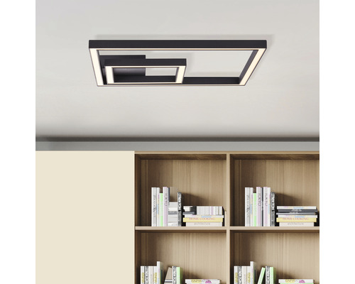 Vierkante LED-plafondlamp in modern design