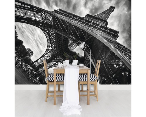 Fotobehang met Eiffeltoren motief in de eetkamer