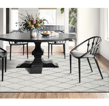 SOLEVITO Vloerkleed Romance ruit 3D grijs 160x230 cm
