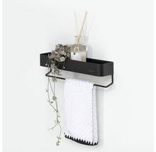 Wandrek met handdoekhouder, decoratie en handdoek