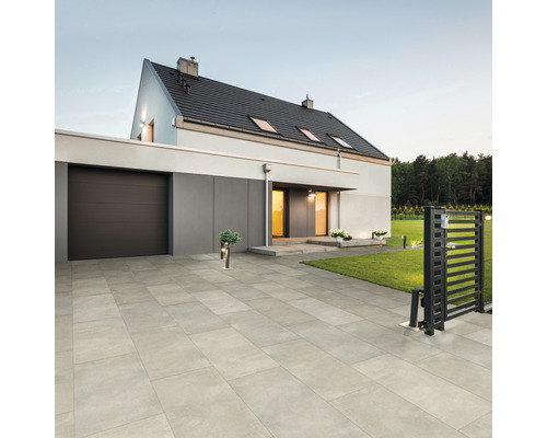 FLAIRSTONE Keramische terrastegel gerectificeerd zand, 120 x 60 x 2 cm