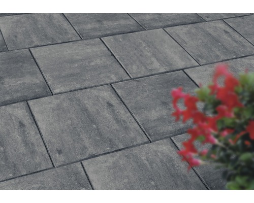 DIEPHAUS Terrastegel iStone Pure met facet kwartsiet, 40 x 40 x 4 cm