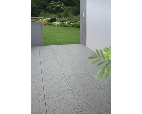 DIEPHAUS Terrastegel iStone Starter met facet kwartsiet, 40 x 40 x 4 cm