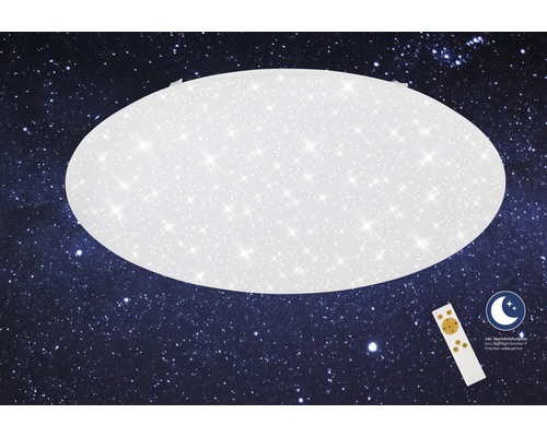 Plafondlamp met sterrenpatroon en afstandsbediening