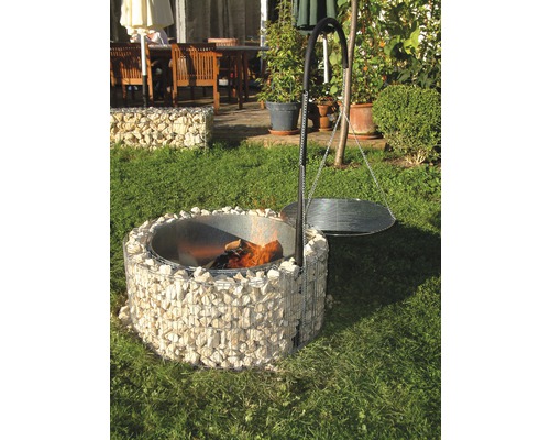 BELLISSA Schanskorf houtskool barbecue 92/72x40 cm