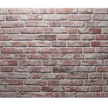 Behang met baksteenmotief
