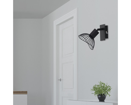 FLAIR Wandspot Acamar 1-lichts zwart FLAIR Wandspot Acamar 1-lichts zwart
