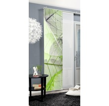 HOME FASHION Paneelgordijn bladeren groen 60x245 cm