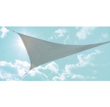 GARDEN PLACE Schaduwdoek wind- en waterdoorlatend driehoek grijs 360x360x360 cm-thumb-0
