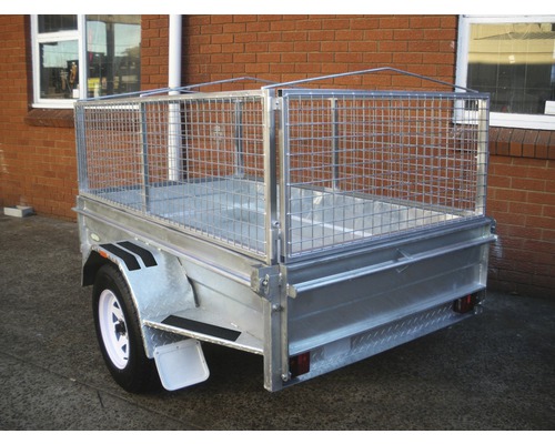 Aanhangwagen met gaasopzetstuk