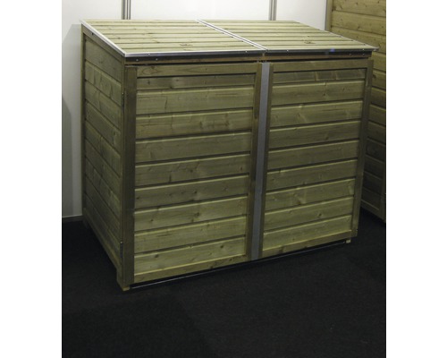 LUTRABOX Containerberging voor 2 containers 120 l, 125x65x111 cm