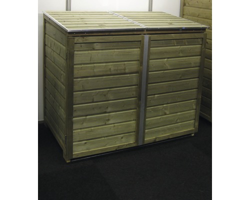 LUTRABOX Containerberging voor 2 containers 140 l, 125x65x125 cm