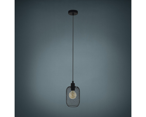 EGLO Hanglamp Wrington Ø 15 cm zwart