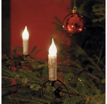 Decoratieve kerstboom met LED kaarsen en kerstbal