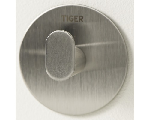 Tiger Logo kledinghaak van roestvrij staal