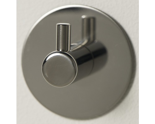 Dubbele kledinghaak van metaal voor wandmontage