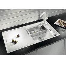 Keukenspoelbak met afdruiprek, gootsteen en kraan