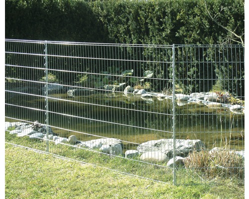 BELLISSA Vijverbeschermingshek set metaal verzinkt 710x80 cm BELLISSA Vijverbeschermingshek set metaal verzinkt 710x80 cm