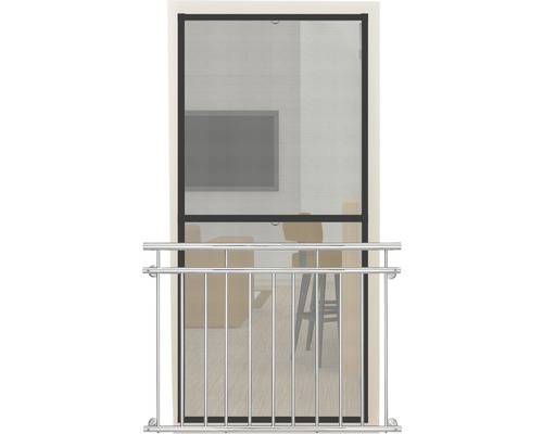 Insectenhor op balkon met reling