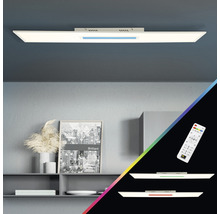 Platte led-plafondlamp met afstandsbediening in de woonkamer