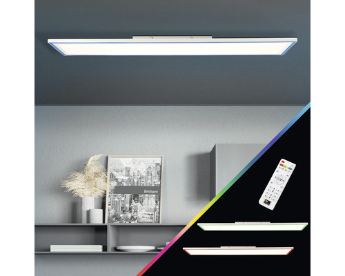 BRILLIANT LED paneel Lanette 120x30 cm CCT+RGB wit