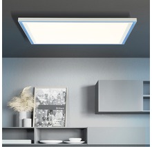Rechthoekige led-plafondlamp in de woonkamer