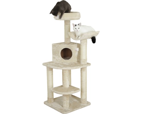 Kattenkrabpaal met twee katten