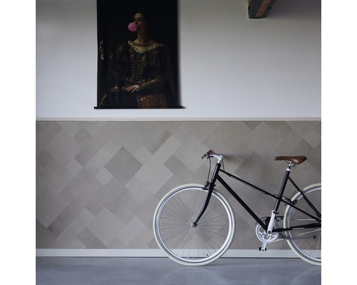 ENZO PELLINI Lederen wandbekleding beige patchwork pakinhoud 1 m²