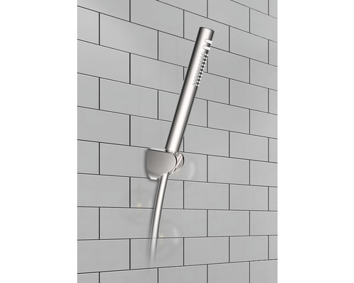 Metalen handdouche met wandhouder voor tegels