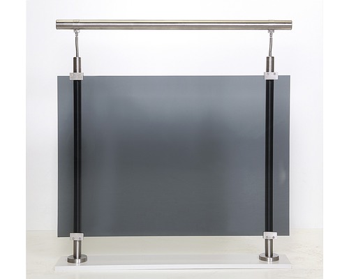 Privacywand met frame en basis