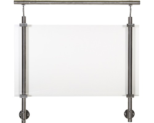 Privacy scherm met metalen bevestigingsstangen