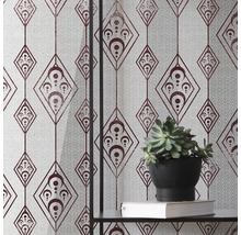 Behang met geometrisch ruitpatroon voor wanddecoratie