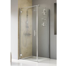 Douchecabine met douche en doucherek