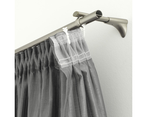 Gordijnroede met gordijn