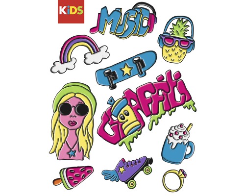 Illustratie van verschillende motieven voor kinderen