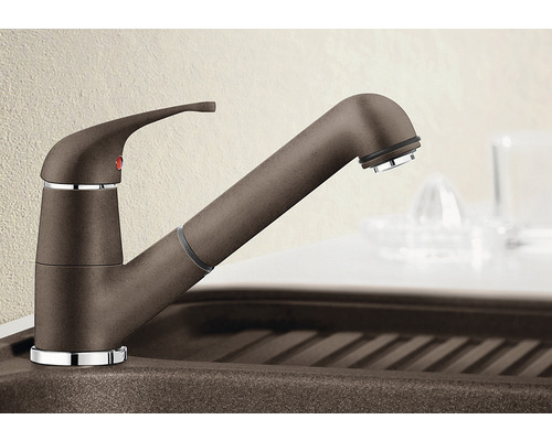 Keukenkraan in geborsteld design