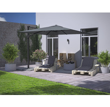 SOLUNA Zweefparasol Orléans grijs 300x300 cm, hoogte 251 cm-thumb-3 SOLUNA Zweefparasol Orléans grijs 300x300 cm, hoogte 251 cm-thumb-3