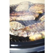 Vlees en groenten op een barbecue