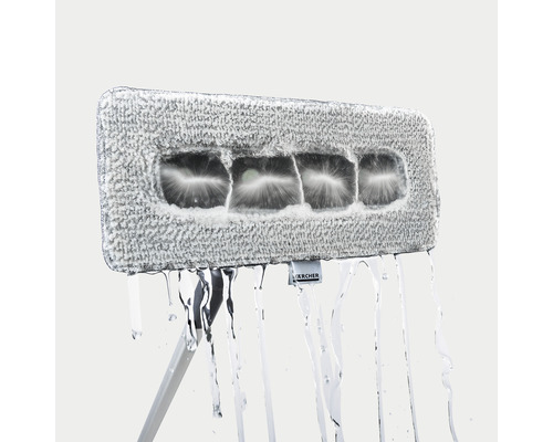 Kärcher vloerreiniger met waterdoorvoer en microvezelhoes