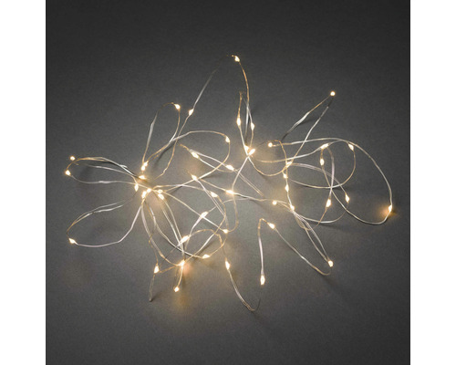KONSTSMIDE Kerstverlichting LED ijspegelverlichting 100 lampjes extra warmwit 19,90 m Lichtsnoer met warmwitte LEDs