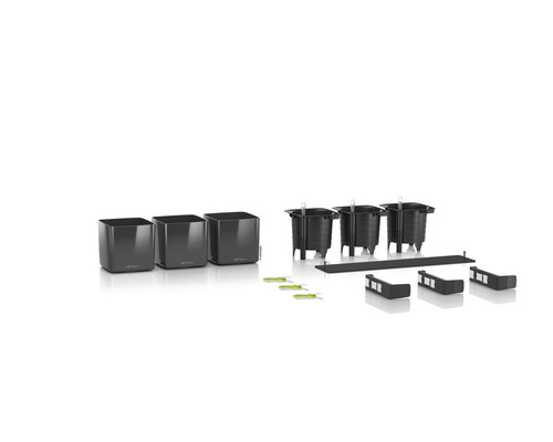 Complete plantenbakset met inzetstukken, waterniveau-indicators en accessoires