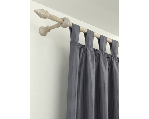 Dubbele gordijnroede met strookgordijn