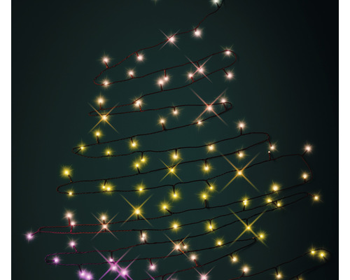 Kerstboomvormige lichtslinger