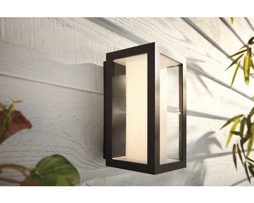 Moderne buitenwandlamp met rechthoekig design voor gevelverlichting