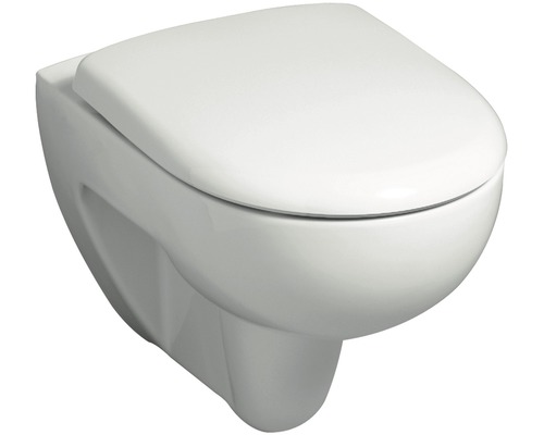 Wandcloset van keramiek met deksel