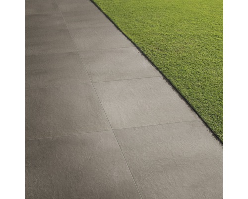 FLAIRSTONE Keramische terrastegel gerectificeerd garden silver, 60 x 60 x 2 cm