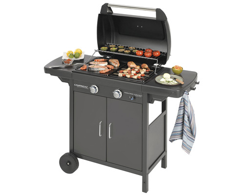 CampinGaz barbecue met wielen, grilloppervlak en opbergruimte