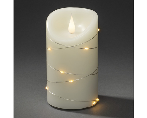 Decoratieve ledkaars met lichtsnoer voor binnenshuis